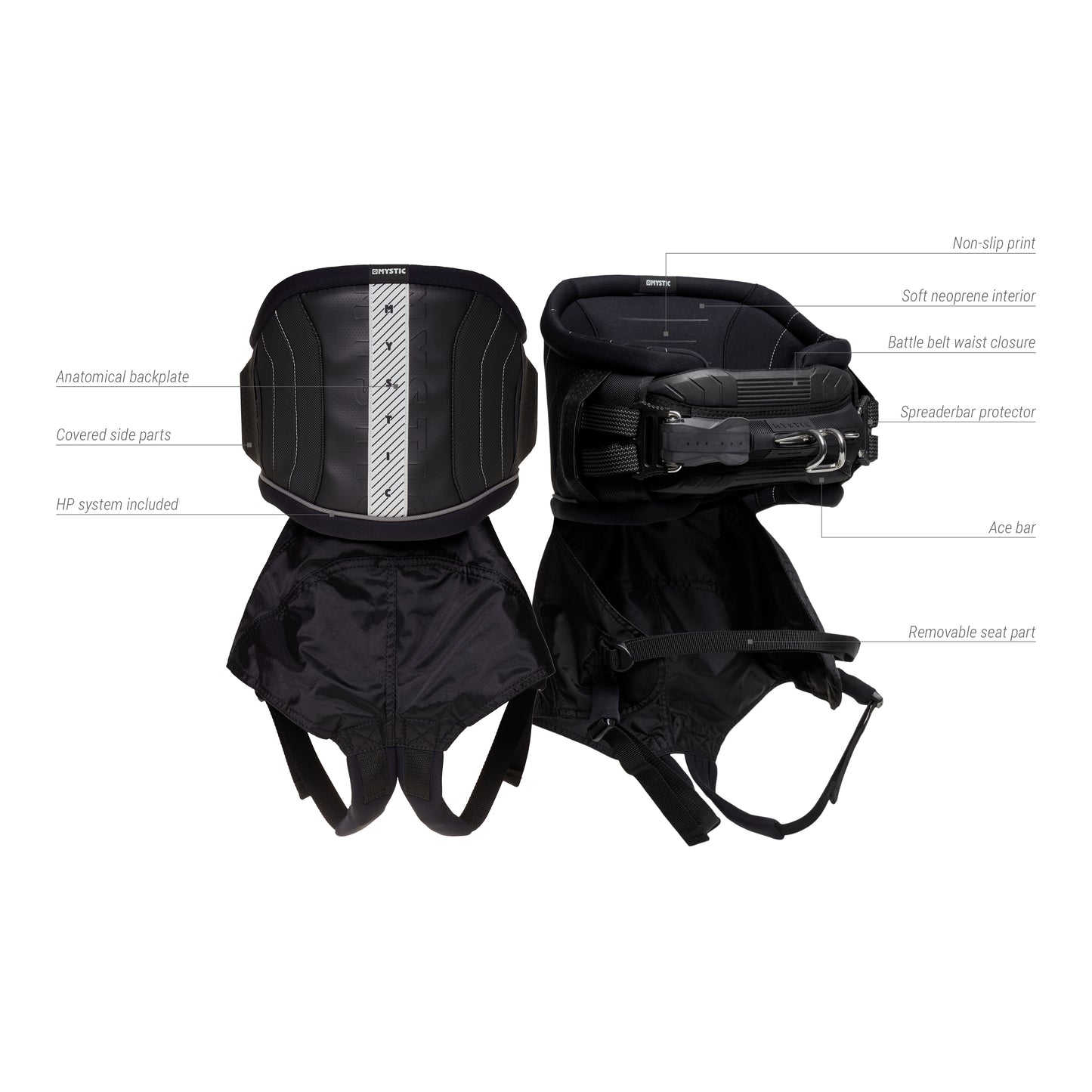 MYSTIC Star Hybrid Harness Kids (with spreader bar)