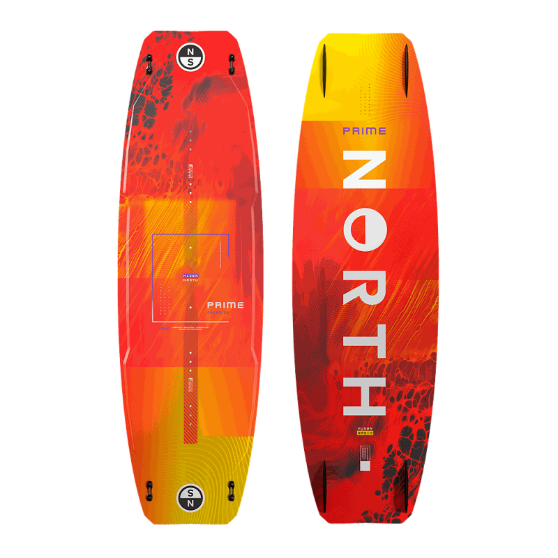 NORTH Prime TT Tangerine (with handle and fins)
