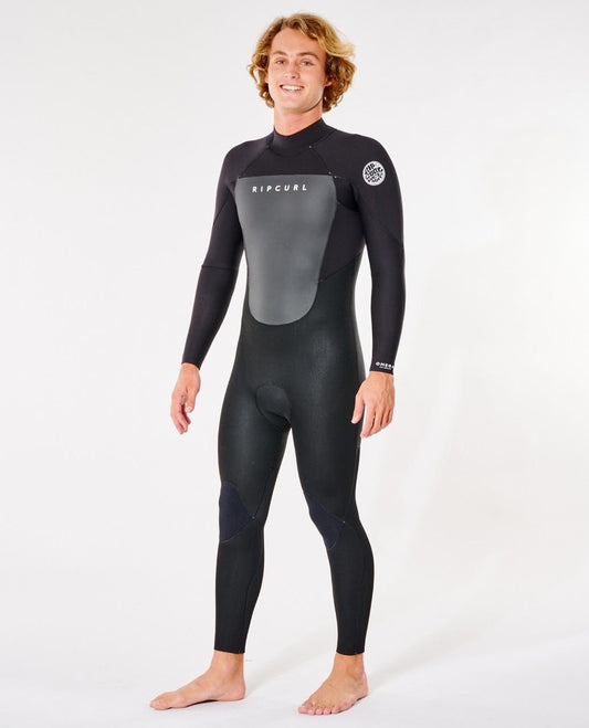 RIP CURL Omega 4/3mm Back Zip Wetsuit Black