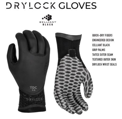 XCEL Drylock 5-Finger Glove 3mm