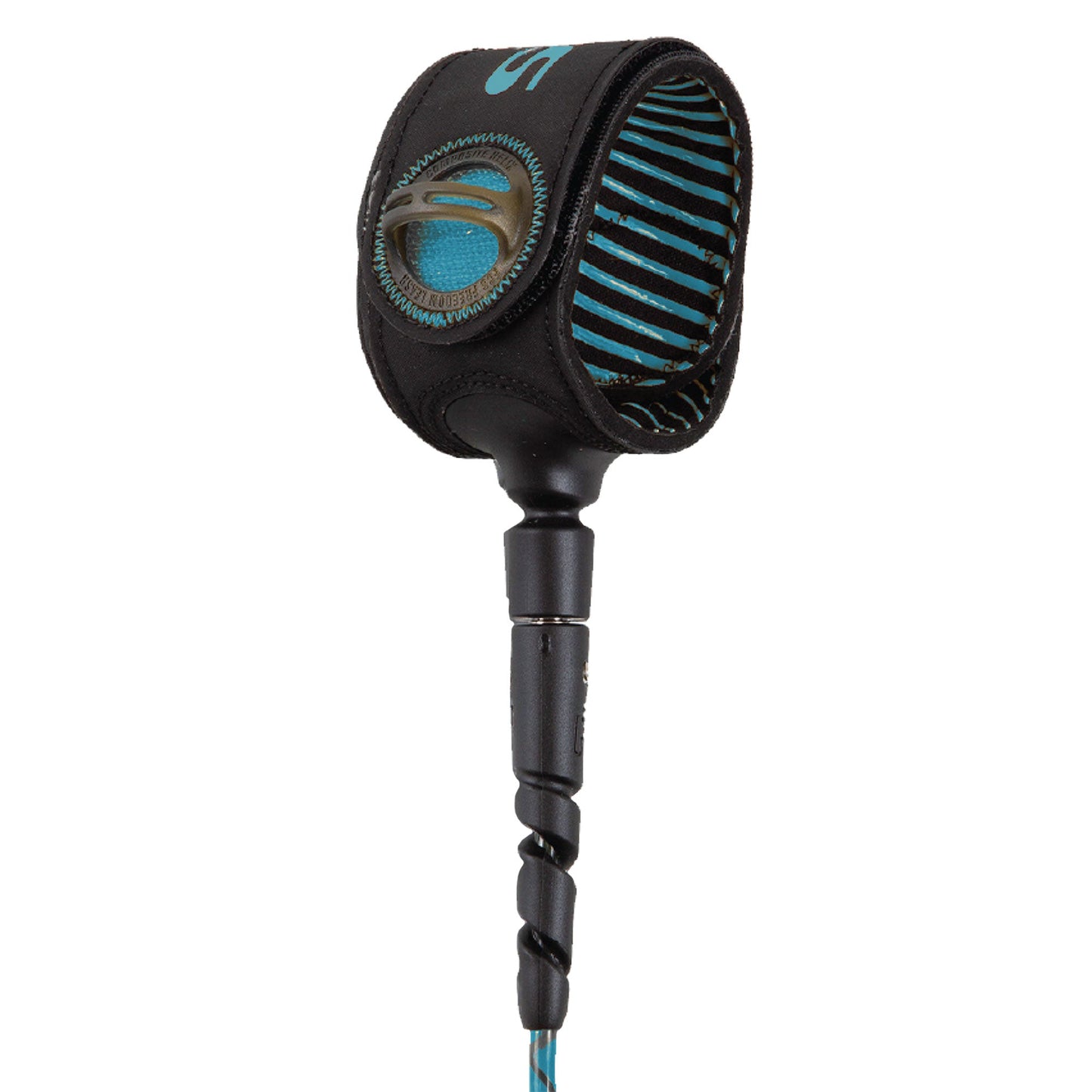 FCS Freedom Helix Leash - All Round Tranquil Blue