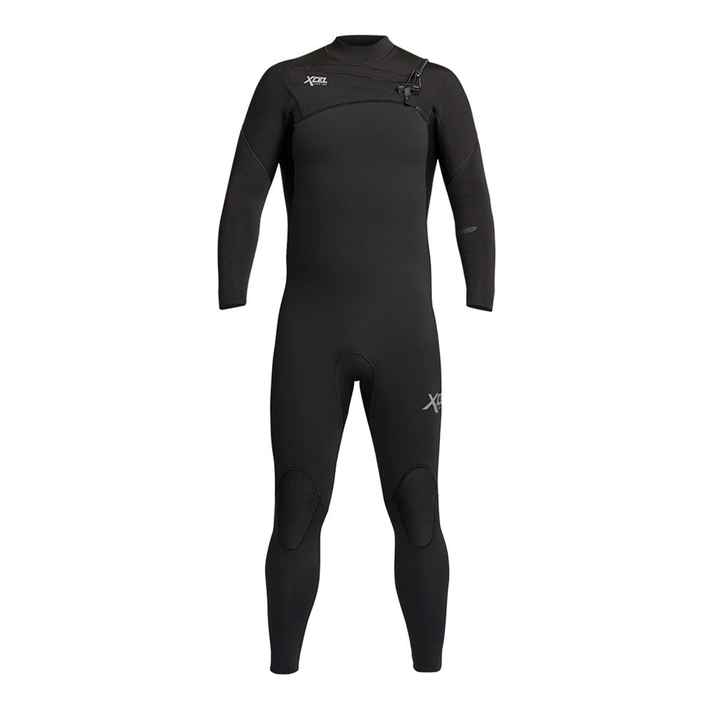 XCEL Mens Comp 3/2mm Front Zip Fullsuit Black