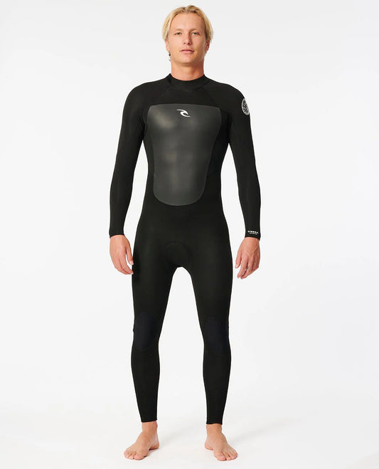 RIP Curl Omega 3/2mm Back Zip Wetsuit Black