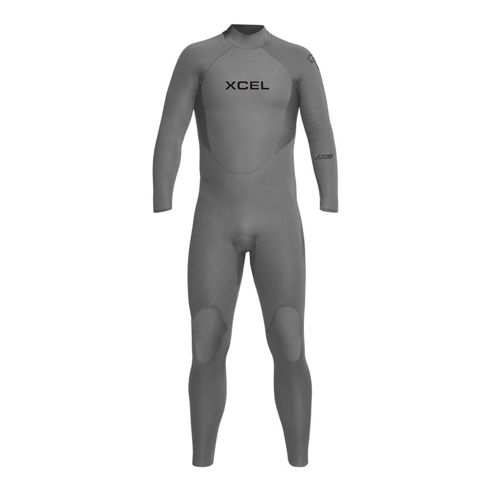 XCEL Mens Axis 4/3mm Back Zip Fullsuit Graphite
