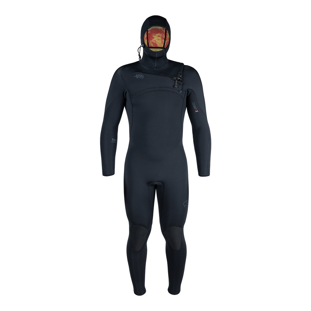 Xcel Men's Comp X 5.5/4.5mm Hooded Wetsuit - High Performance Cold