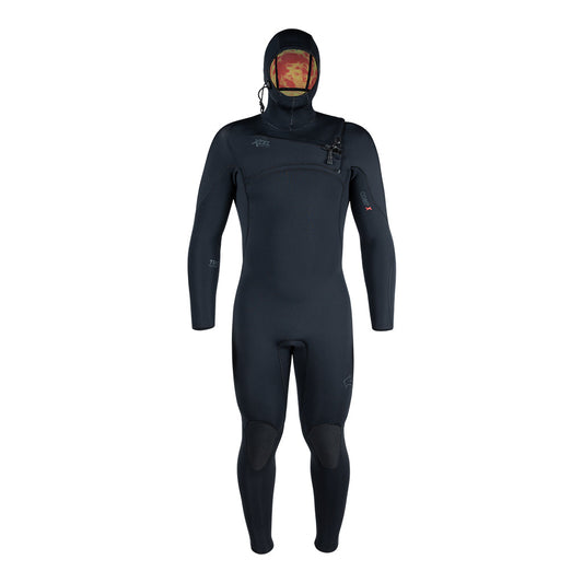 XCEL Mens Comp X 5.5/4.5mm Hooded Fullsuit Black