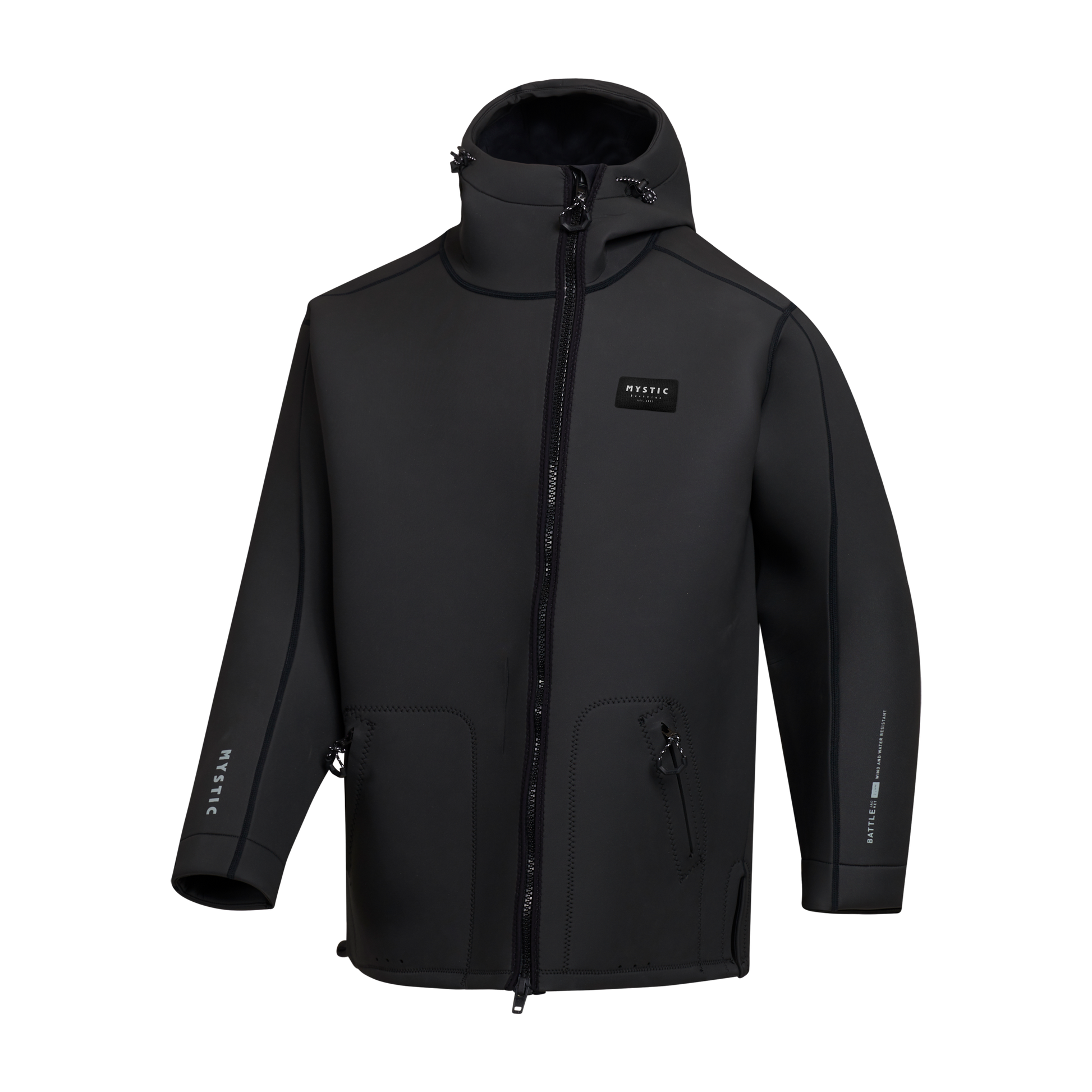 Battle Neoprene Jacket 3/2mm Black