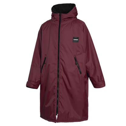 NORTH Poncho Explore Oxblood Red